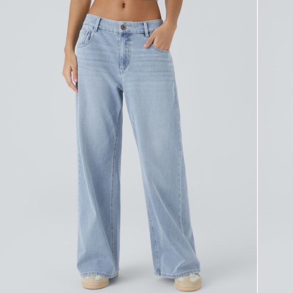 HALARA Light Blue Flare Women's Jeans